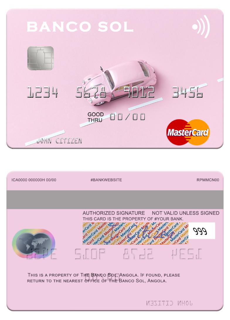 Angola Banco Sol mastercard